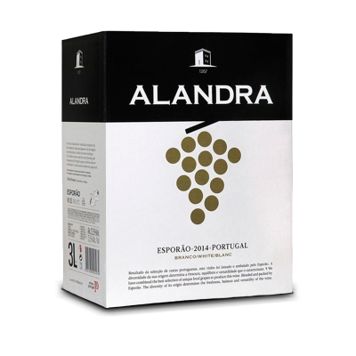 Vinho Alandra Branco Bib 5lt - (Cx2)